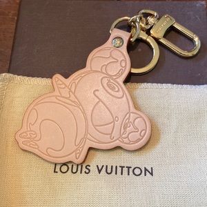Louis Vuitton x Takashi Murakami Collaboration Keychain Charm Panda
